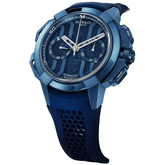 Jacob & Co. Jacob & Co. Epic X Chrono Tri Dial EC440.22.AB.AA.A BRUA kol saati
