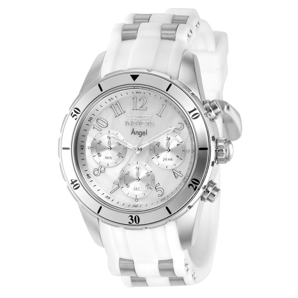 Invicta Angel Zenthia Watch - 40mm. Steel, White (37347) 40 mm kol saati