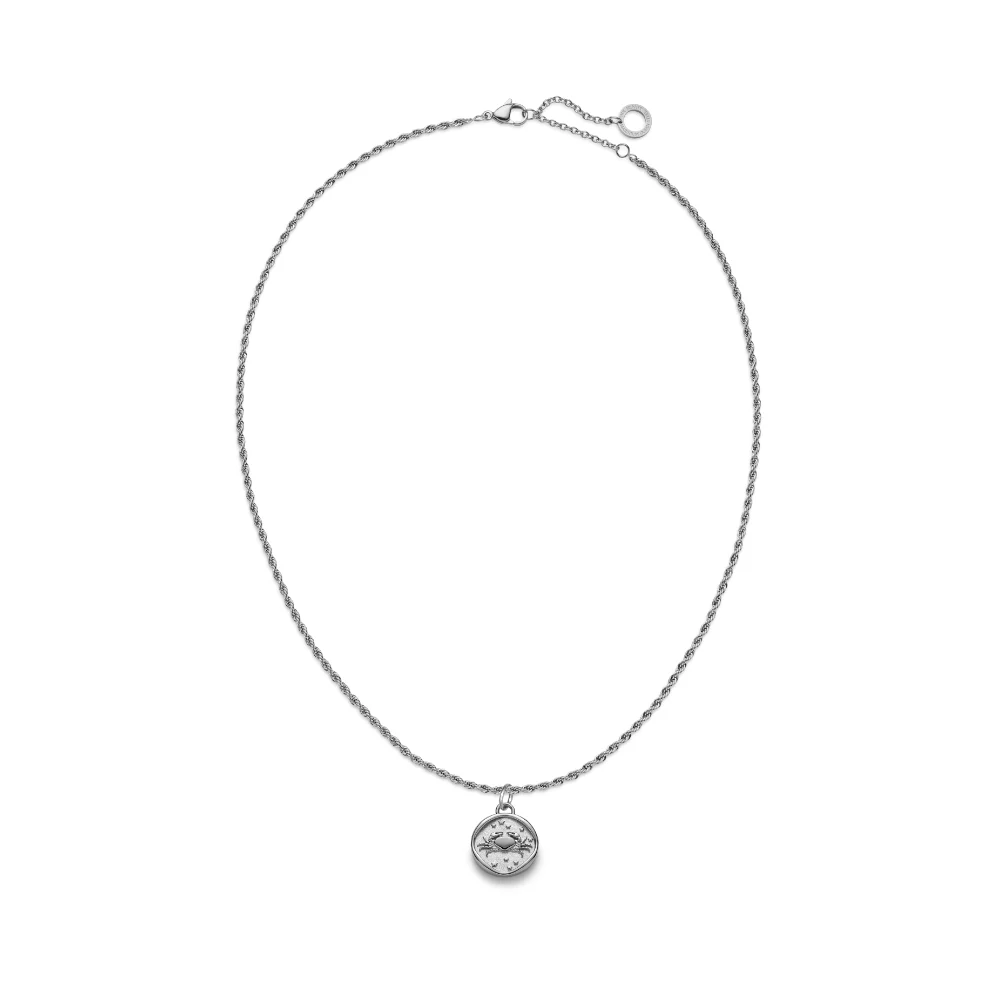 Default Set Cancer Charm und Halskette Silber PH-JE-1304 kol saati