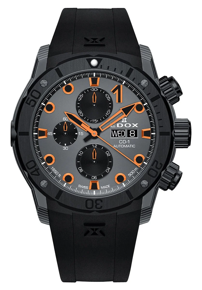EDOX Edox Co-1 01125-CCN-GNO 45 mm kol saati
