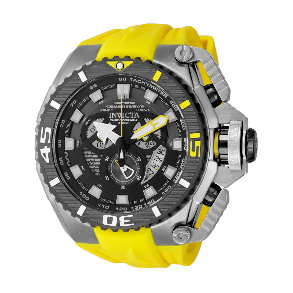 Invicta Sea Hunter Blockade Watch - 57mm. Yellow (49625) kol saati