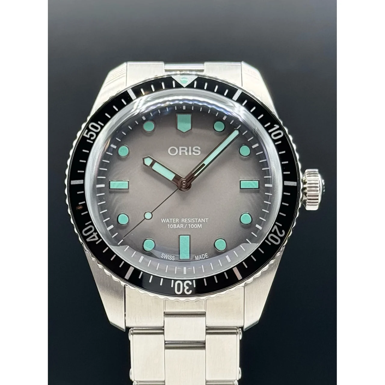 Oris Diver Sixty Five 40mm Grey Dial 210000083142 40 mm kol saati