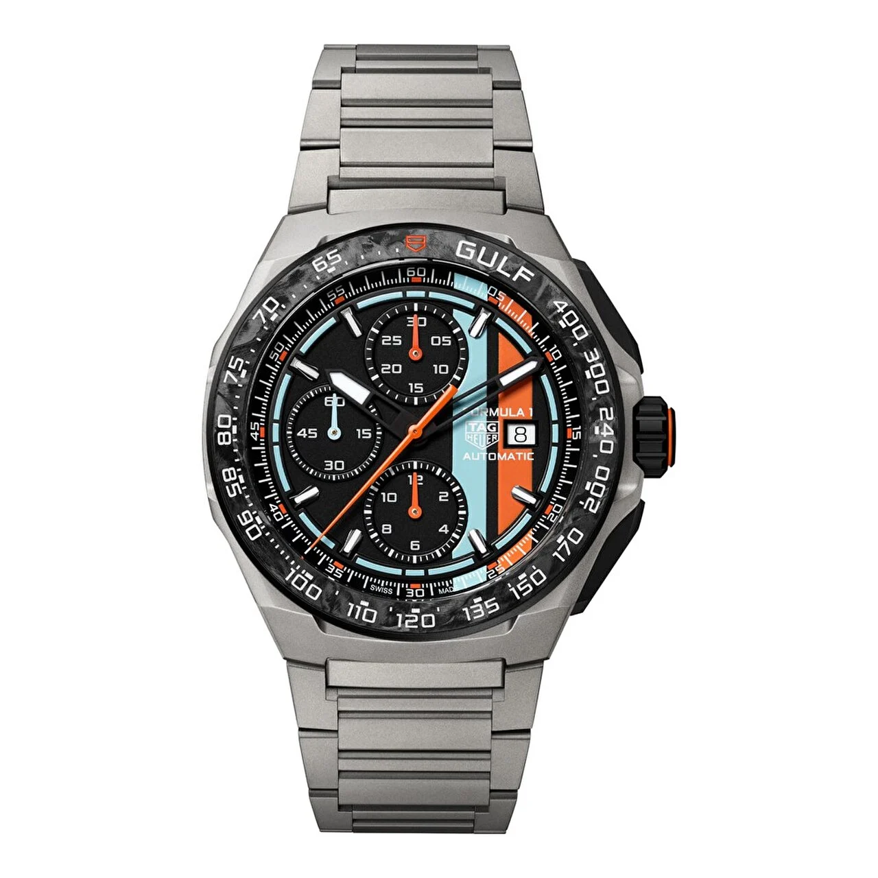 Tag Heuer Formula 1 Chronograph x Gulf CBZ208B.BF0009 44 mm kol saati
