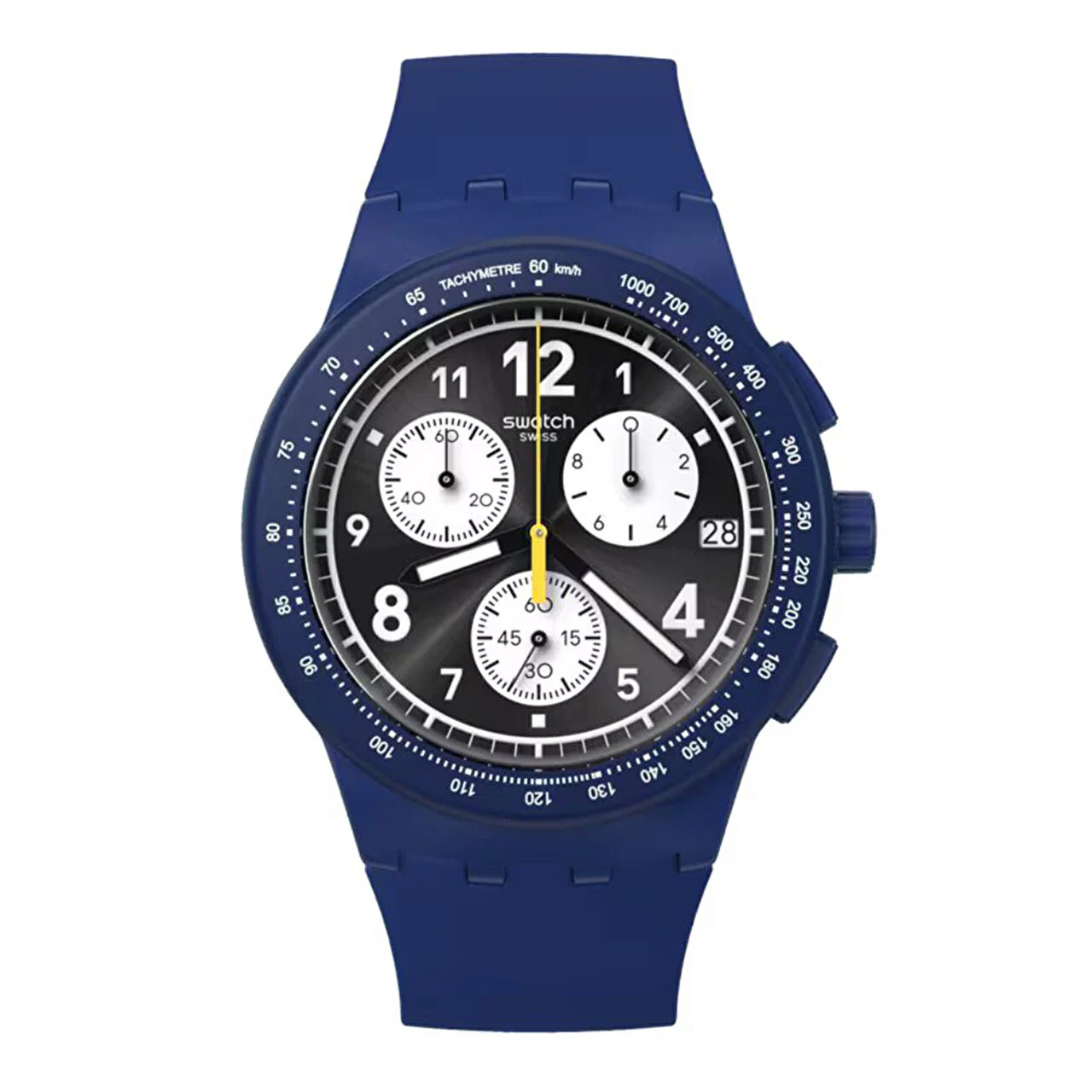 Swatch Nothing Basic About Blue SUSN418 42 mm kol saati