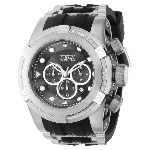 Invicta Bolt Zeus Watch - 53mm, Steel, Black (37189) kol saati