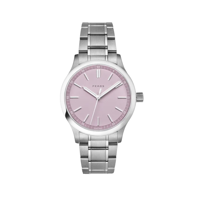 Fears Redcliff "Pale Lilac" 39.5mm - Purple on Bracelet BS139.500.063.123 kol saati