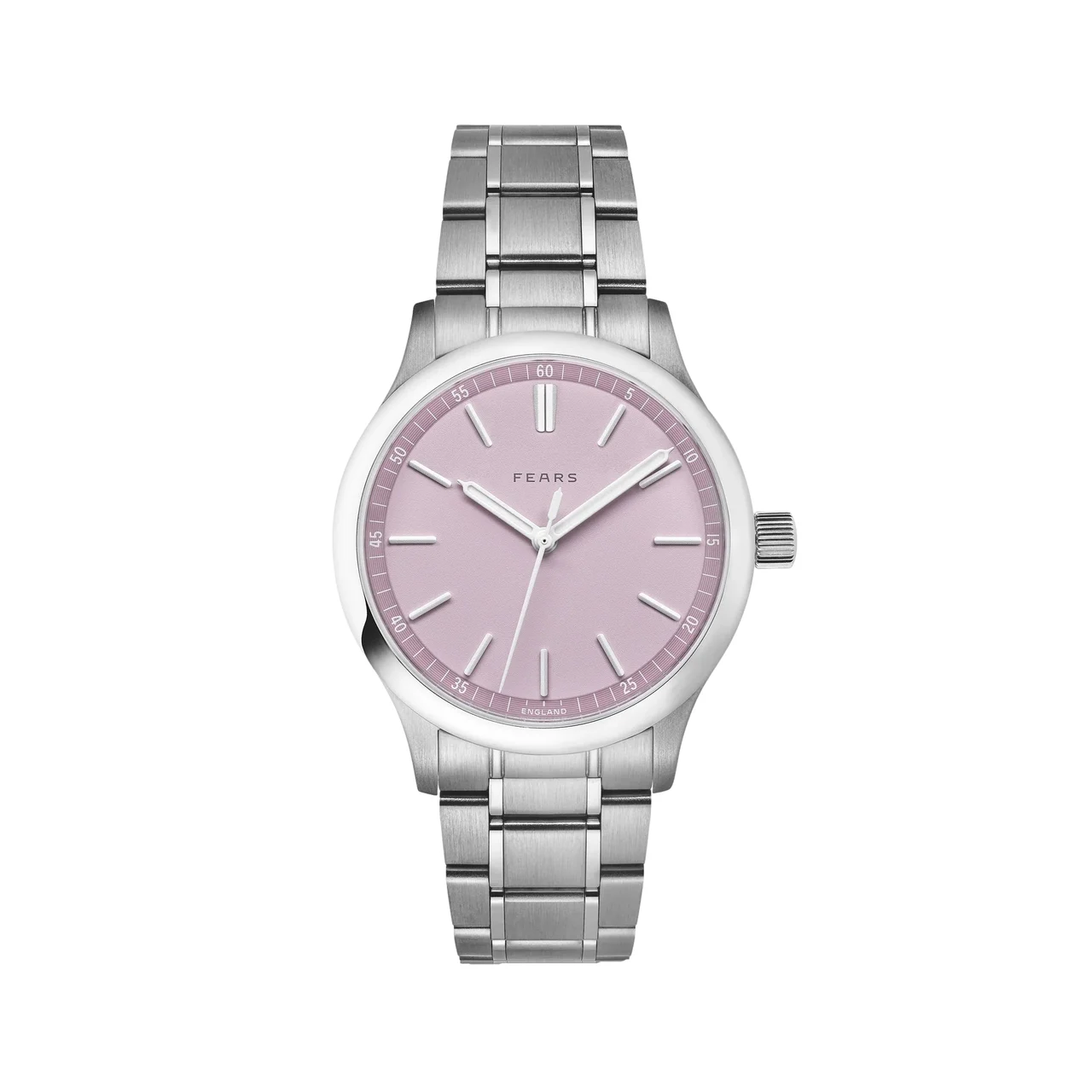 Fears Redcliff "Pale Lilac" 39.5mm - Purple on Bracelet BS139.500.063.123 39.5 mm kol saati