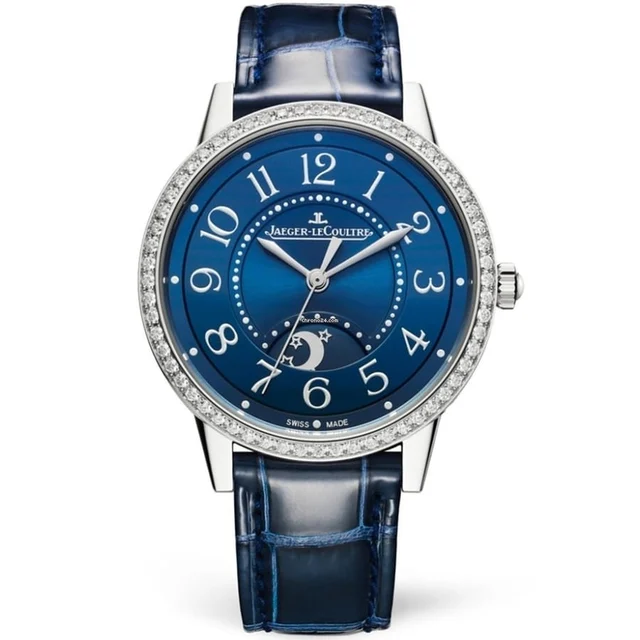 Jaeger-Lecoultre Rendez-Vous 3448480 Diamond Bezel Blue Alli kol saati