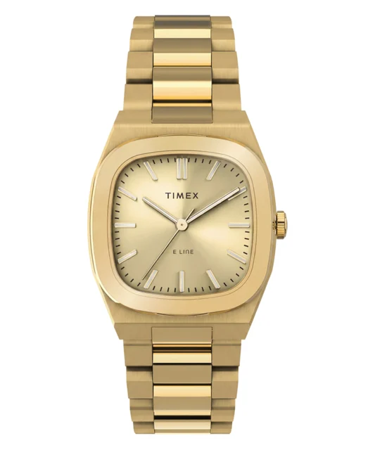 Timex Quartz E Line 30mm Stainless Steel Bracelet Watch TW6A00900VQ kol saati