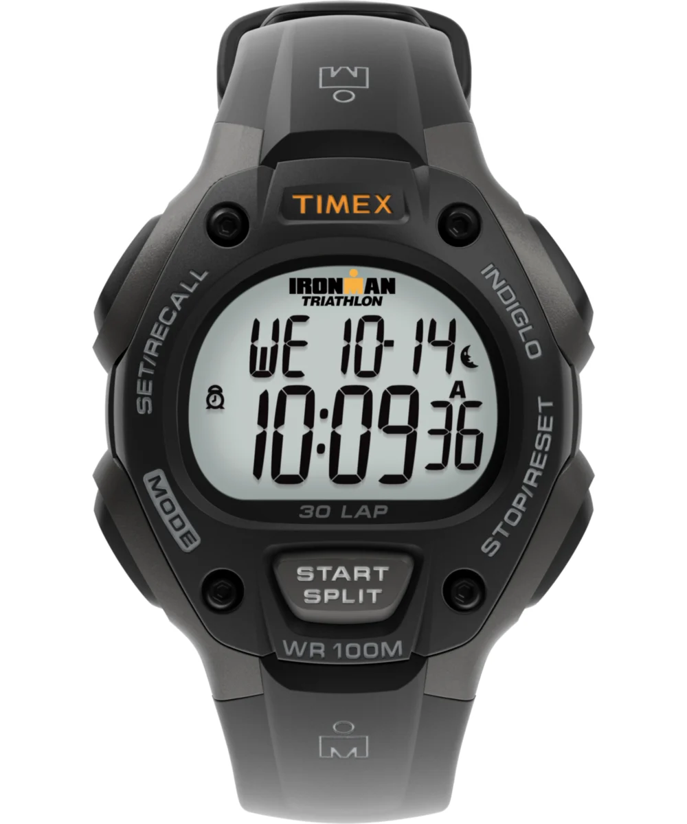 Timex IRONMAN Classic 30 Full-Size Resin Strap Watch T5E9019J kol saati