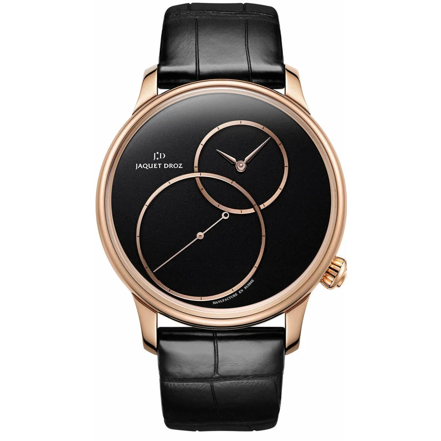 Jaquet Droz Grande Seconde Off-Centered Black Jade J006033275 43 mm kol saati