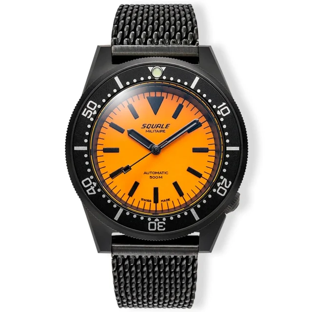 Squale Full Luminous Orange Militaire 1521DLCFOR.MEPVD20 kol saati
