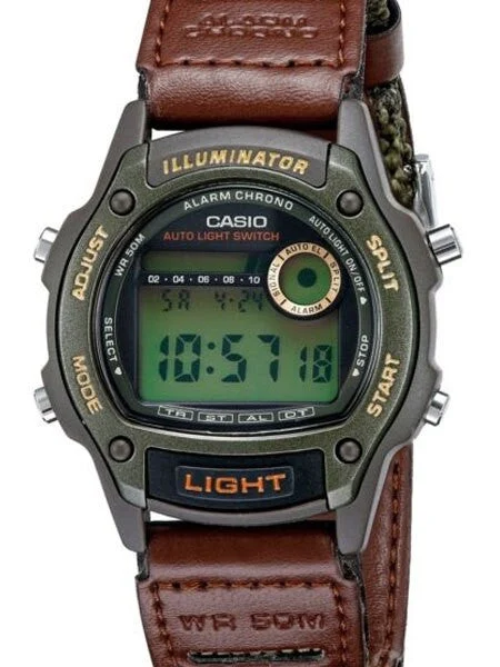 Casio Sport Multi-Function Watch with Alarm and Stopwatch #W-94HF-3A kol saati
