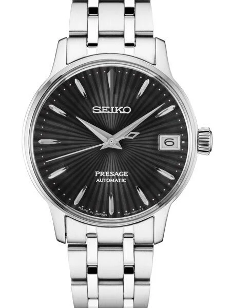 Seiko Presage "Cocktail Time" Automatic Dress Watch with 33.8mm Case #SRP837 33.8 mm kol saati