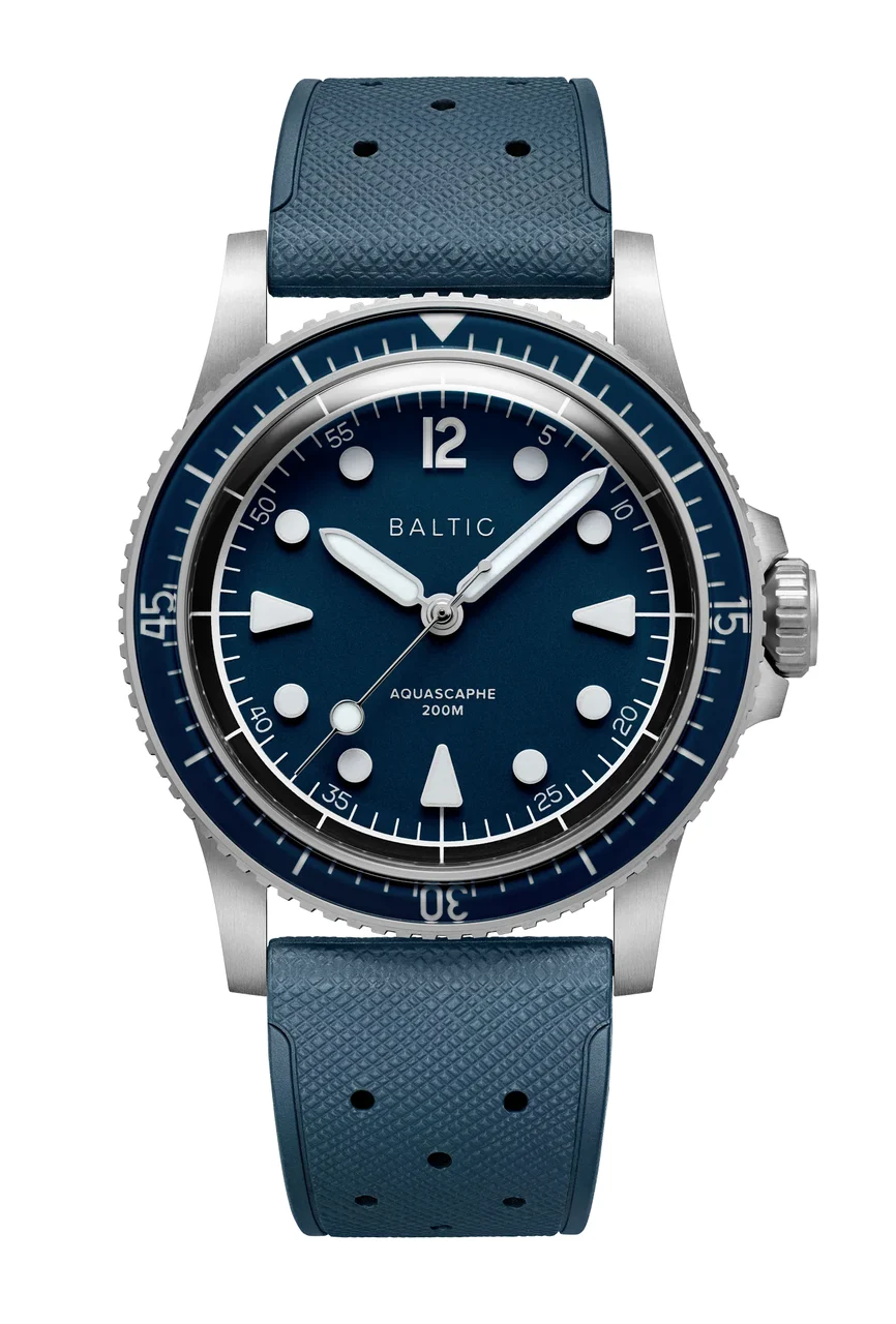 Baltic Aquascaphe BAL_AQMK237_BLU_SS_RCBLUM_SOL 37 mm kol saati