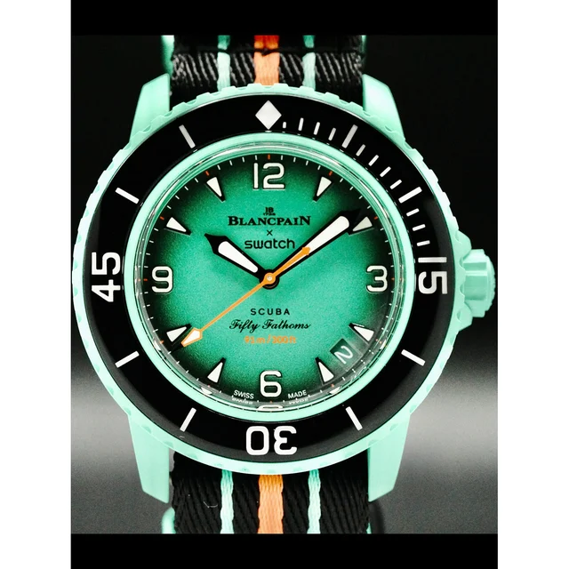 Swatch Blancpain Scuba Fifty Fathoms Indian Ocean 210000059456 kol saati