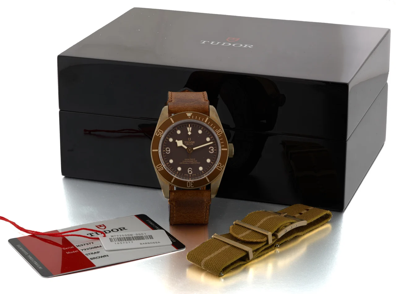 Tudor TUDOR, REF. 79250BM, HERITAGE BLACK BAY BRONZE, STEEL 42 mm kol saati