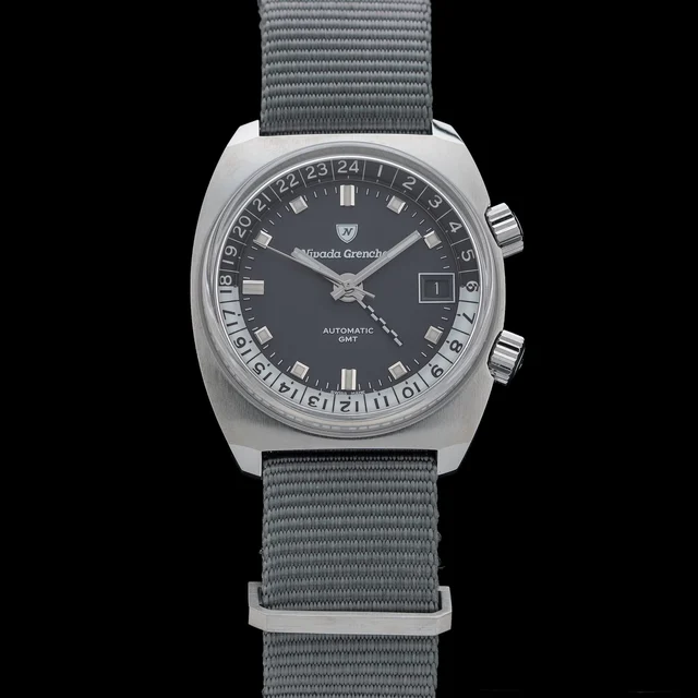 Nivada Grenchen Antarctic GMT Limited Edition 32073A 210009N40227 kol saati