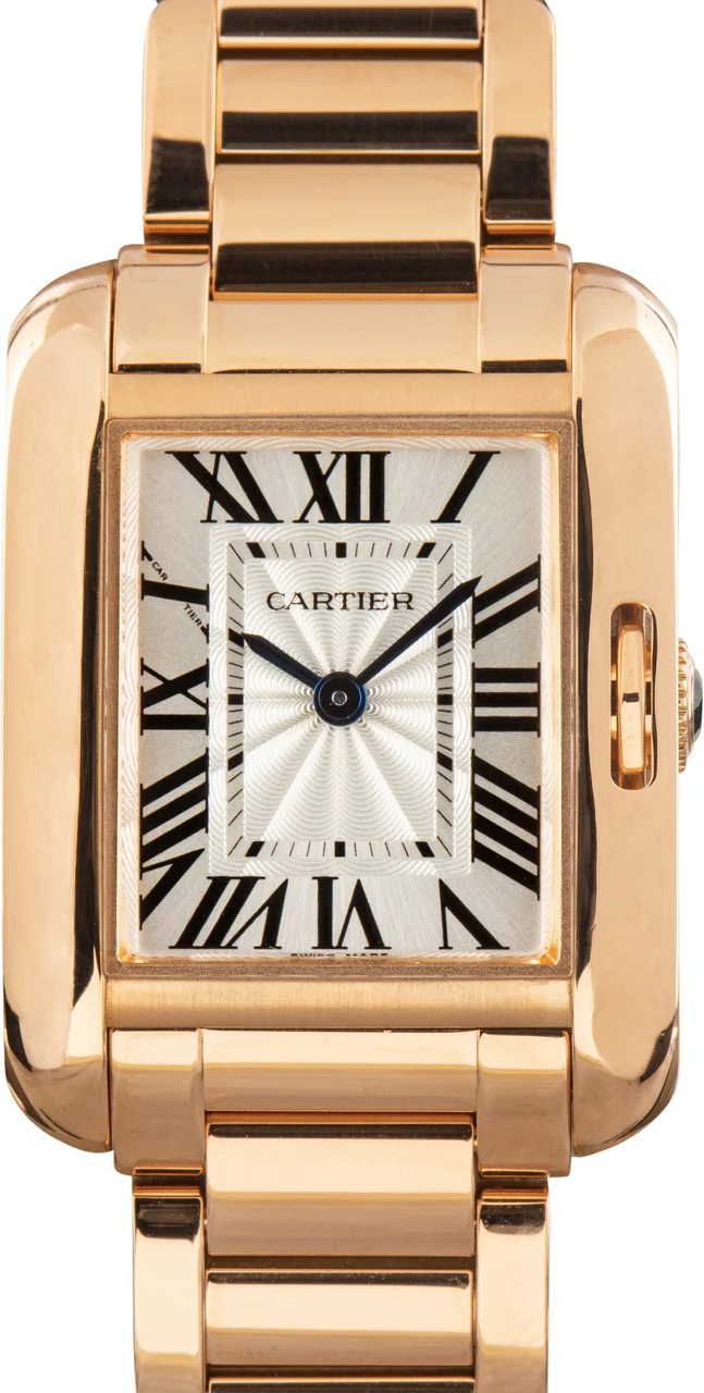 Cartier Tank Anglaise W5310013 Rose Gold 23 mm kol saati