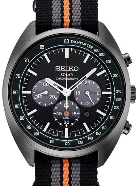 Seiko Recraft Solar Quartz Chronograph with Stop-Watch and 24-hour Sub-Dial #SSC669 43.5 mm kol saati