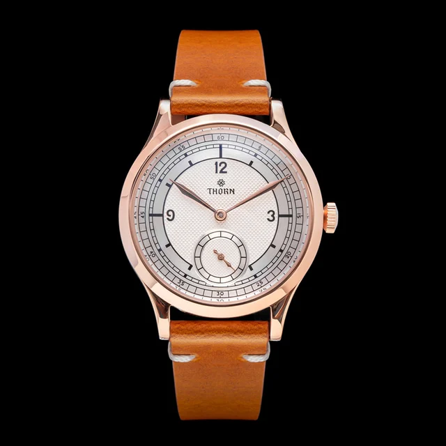 THORN Quartz Dress Watch 西流T001- 小秒盘表-银壳 280 kol saati