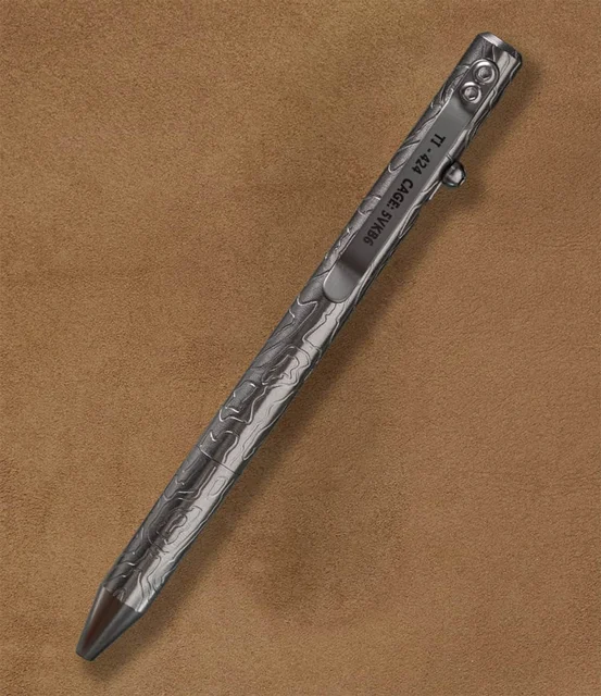CountyComm MaxMadCo Design Gen 3 Titanium Bolt Action Pen D34 kol saati