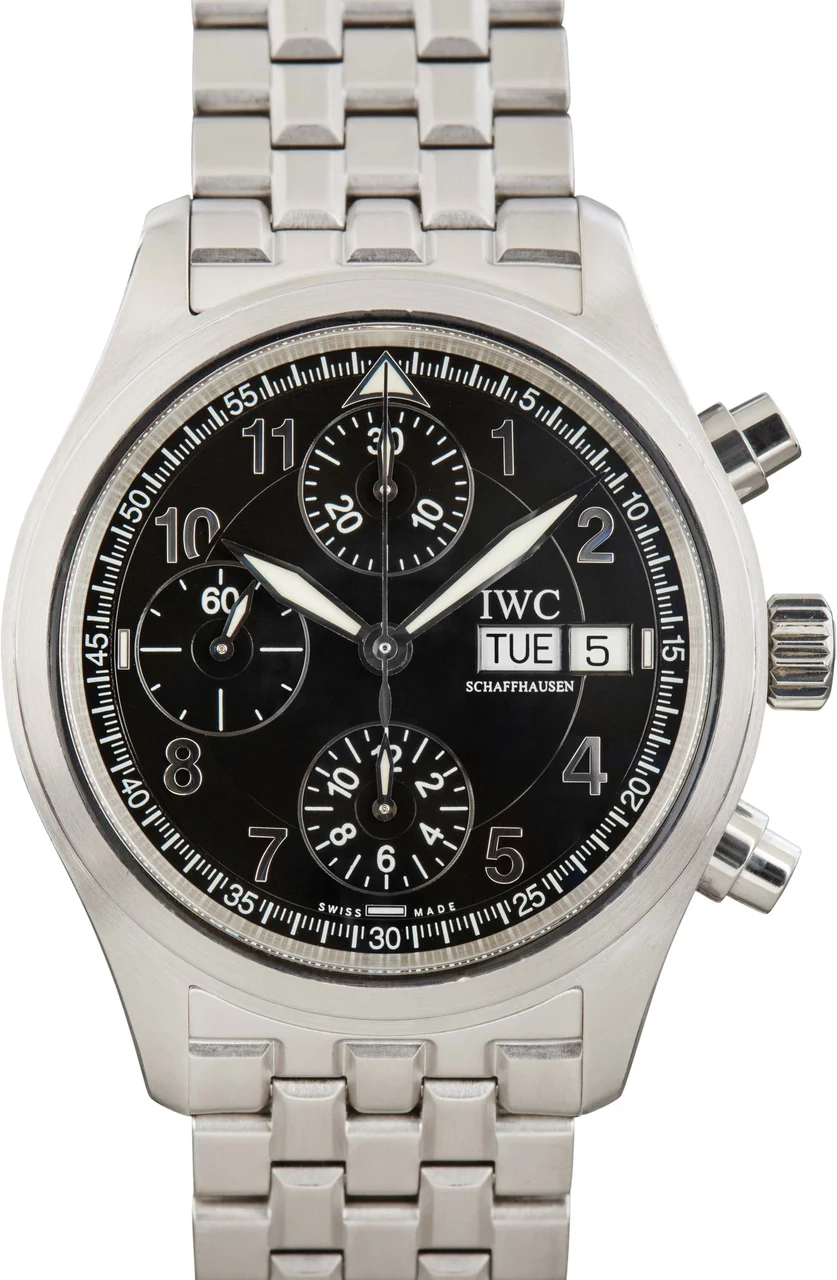 IWC IWC, REF. IW370618, DER FLIEGER CHRONOGRAPH, STEEL 39 mm kol saati