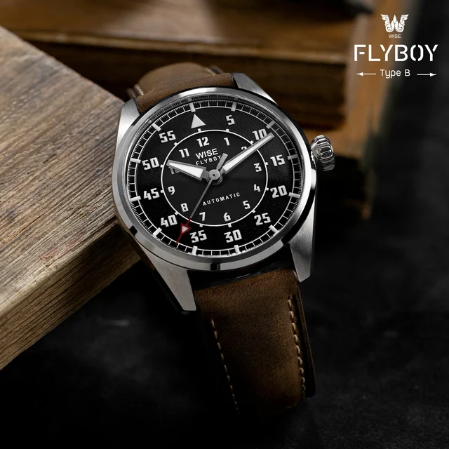 WISE FLYBOY FLB-10 Type B Stainless Steel 904L kol saati