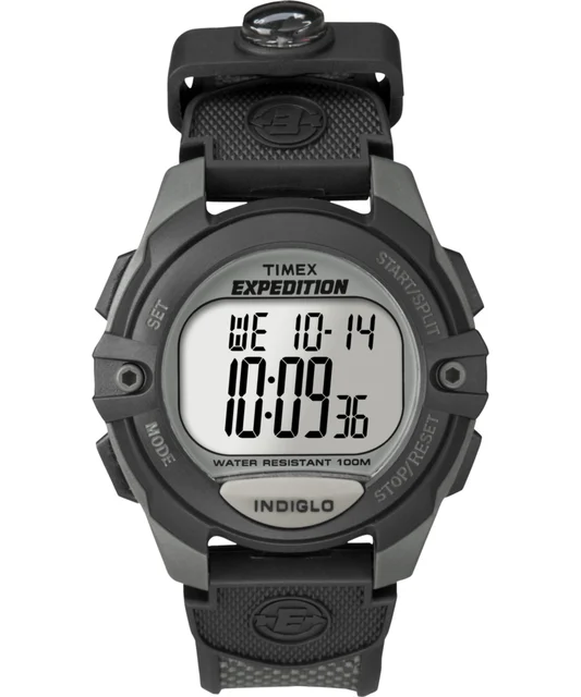 Timex Expedition Chrono Alarm Timer 41mm Resin Strap Watch T40941 kol saati