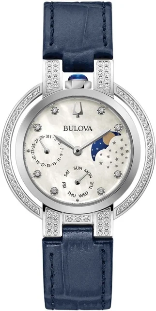 Bulova Rubaiyat Diamond Moonphase 96R237 kol saati