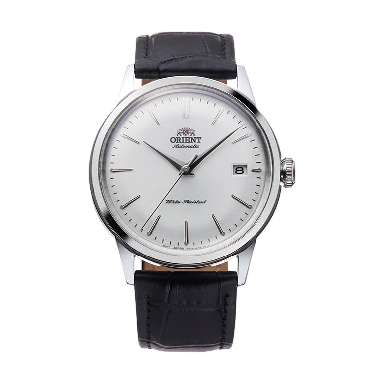 Orient Bambino 38mm - White on Leather Strap RA-AC0M03S30B 38 mm kol saati