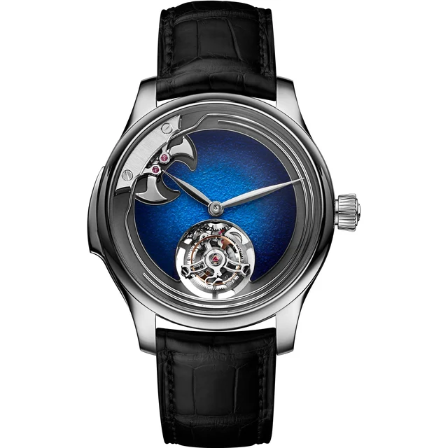 H. Moser & Cie. - Moser & Cie. Endeavour Concept Minute Repeater Aqua Blue Titanium 1904-0