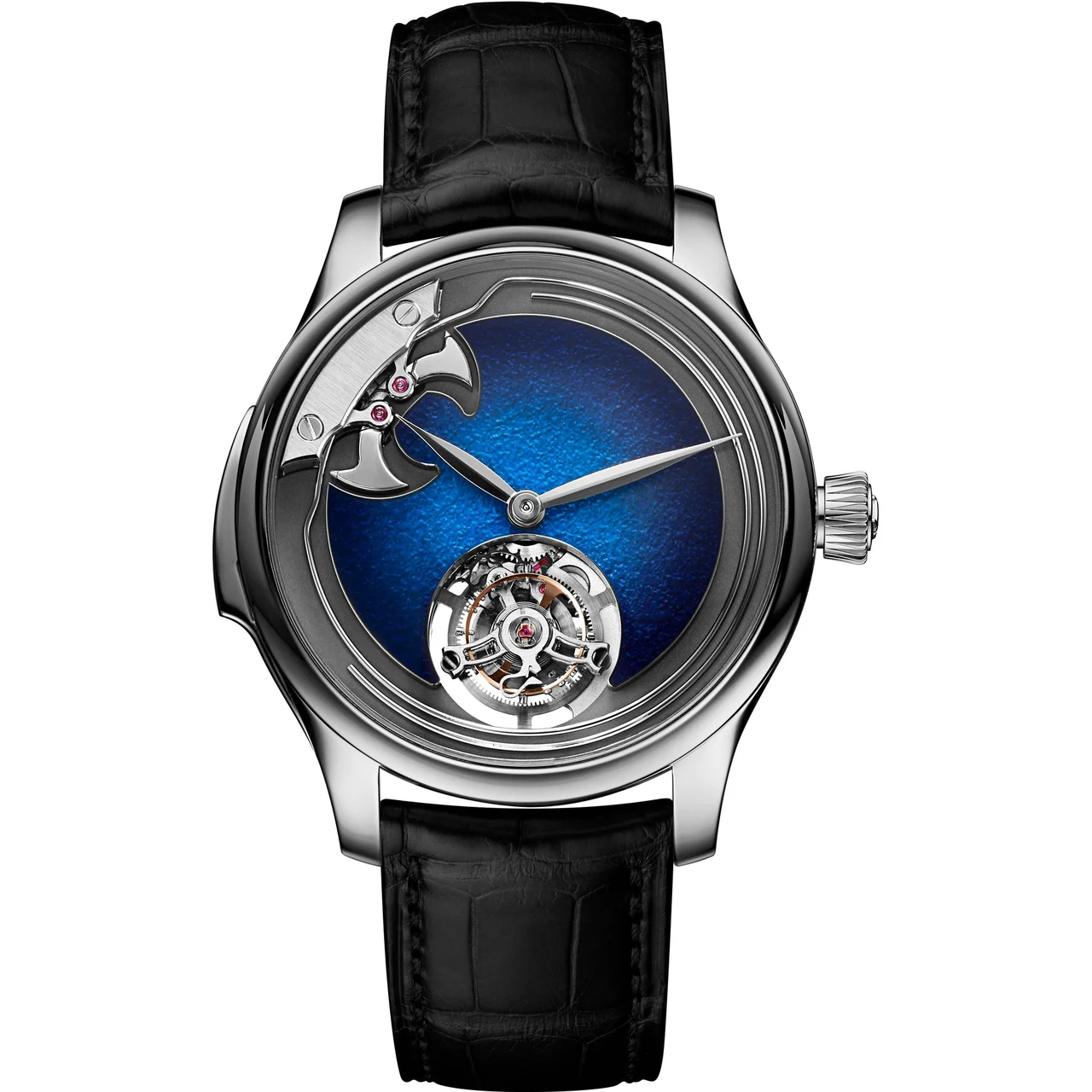H. Moser & Cie. - Moser & Cie. Endeavour Concept Minute Repeater Aqua Blue Titanium 1904-0500 40 mm kol saati