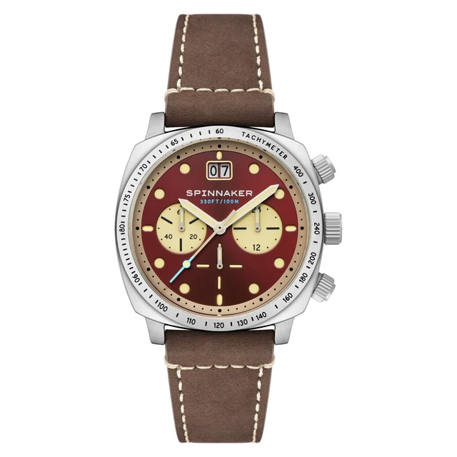 Hull Chronograph Burnt Maroon SP-5068-05 kol saati