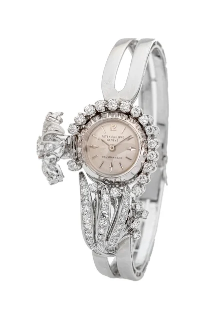 Patek Philippe PATEK PHILIPPE, REF. 3215, RETAILED BY HAUSSMAN &CO, WHITE GOLD* kol saati