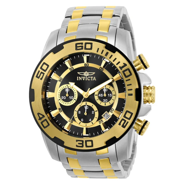 Invicta Pro Diver SCUBA Watch - 50mm, Steel, Gold (22322) kol saati