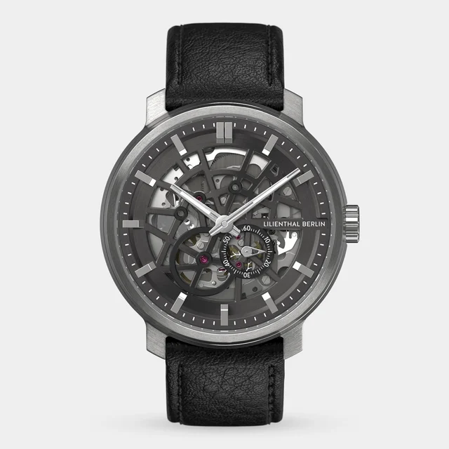 Lilienthal Berlin Neolux Skeleton N3-001-B004AB kol saati