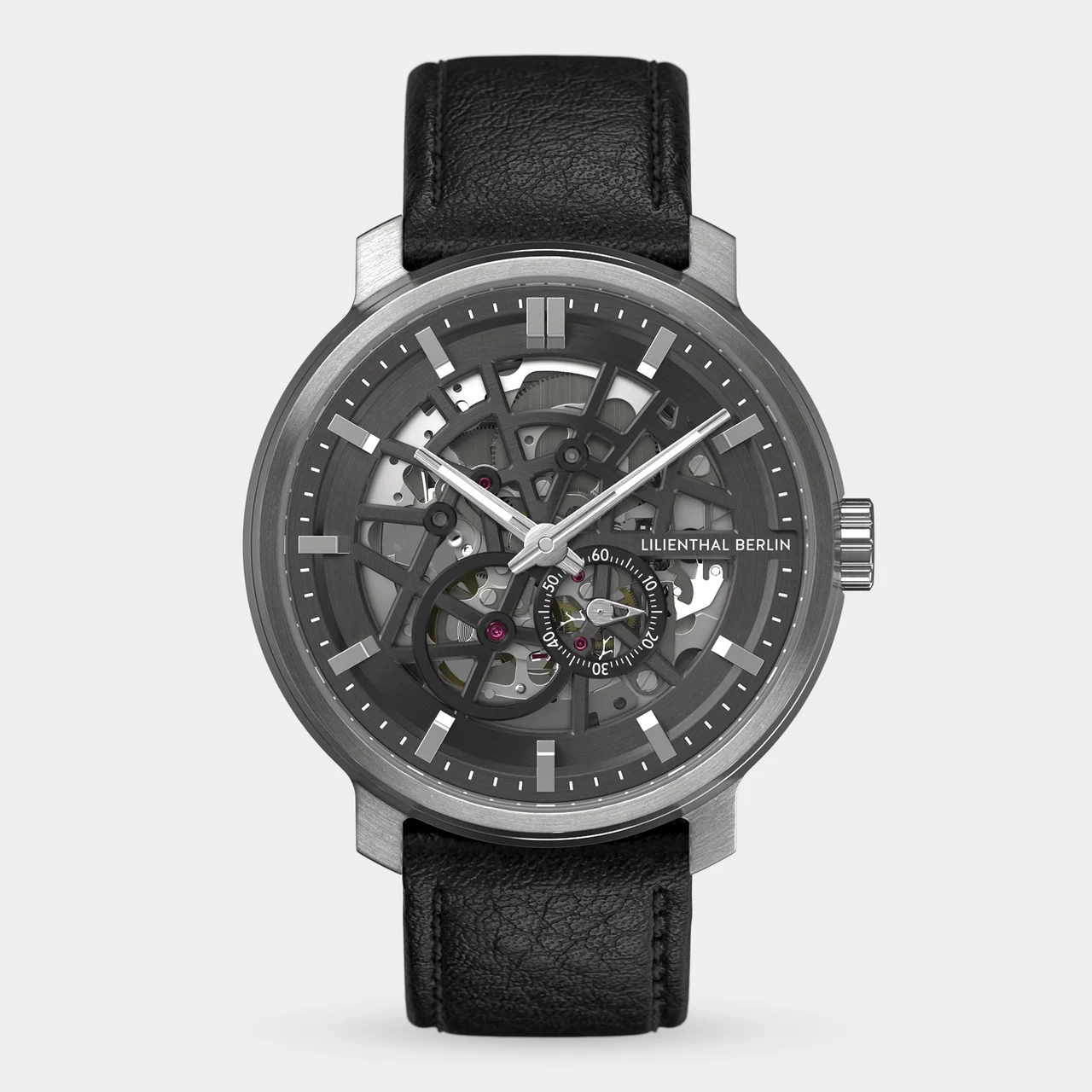 Lilienthal Berlin Neolux Skeleton N3-001-B004AB 42 mm kol saati
