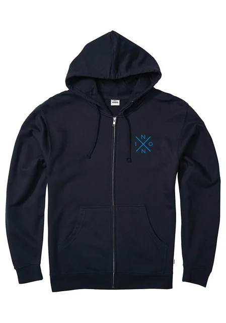 Nixon US Spot Full Zip Hoodie - Navy / Blue S2752-3391-02 kol saati