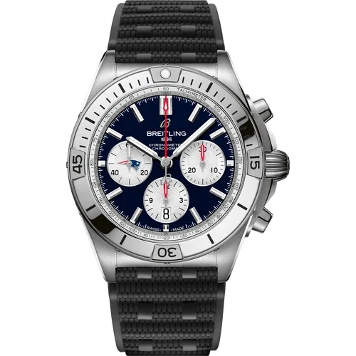 Breitling Chronomat B01 42 NFL New England Patriots Edition AB01342B1C7S1 42 mm kol saati