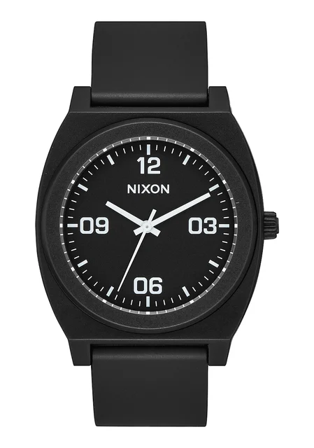 Nixon US Time Teller P Corp - Matte Black / White A1248-2493-00 kol saati