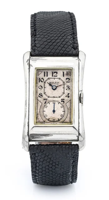 Rolex ROLEX, REF. 971U, PRINCE, SILVER A fine, manual wind, silver wristwatch. kol saati
