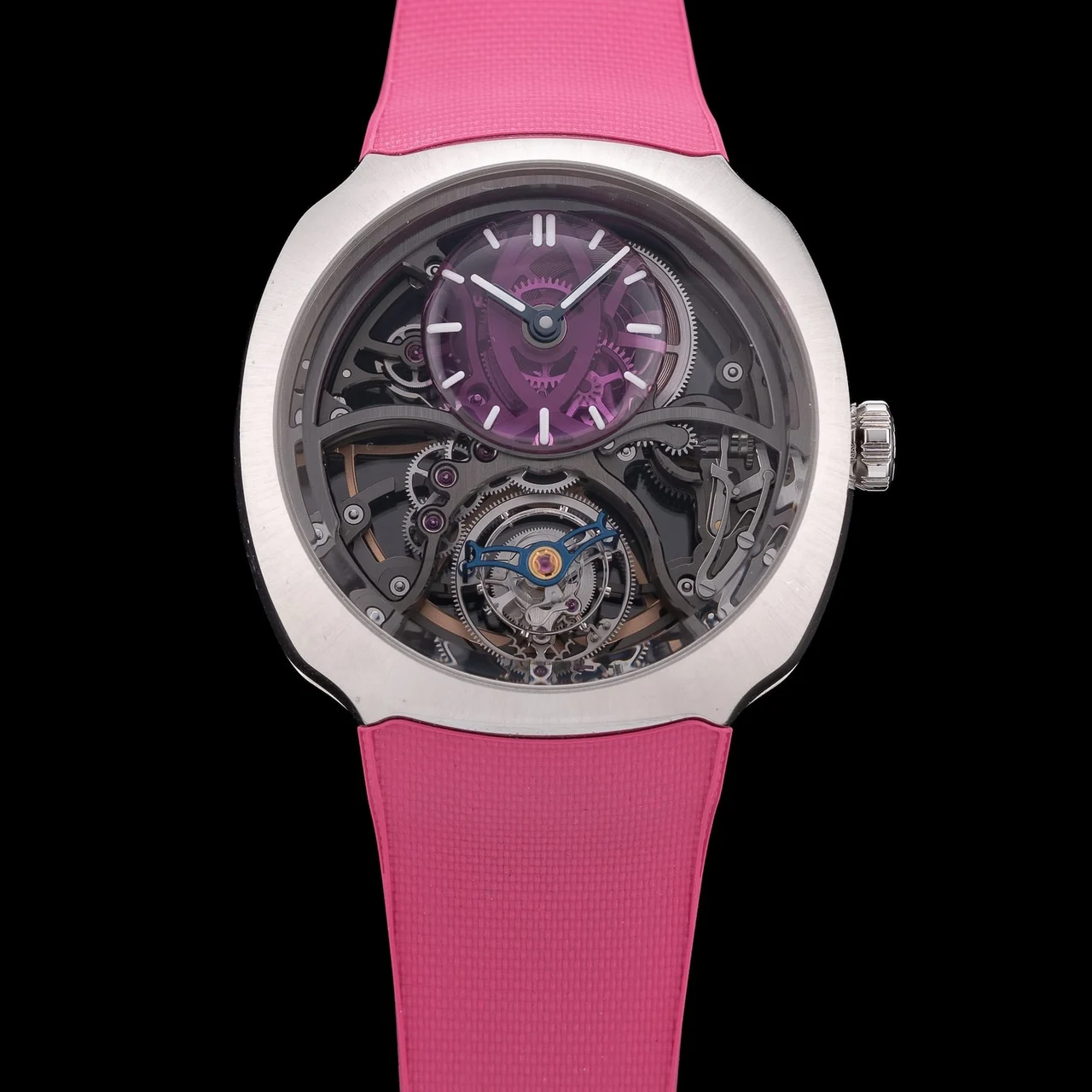 H. Moser & Cie. - Moser & Cie. Streamliner Alpine Limited Edition Pink 6811-1202 210009N43344 42 mm kol saati
