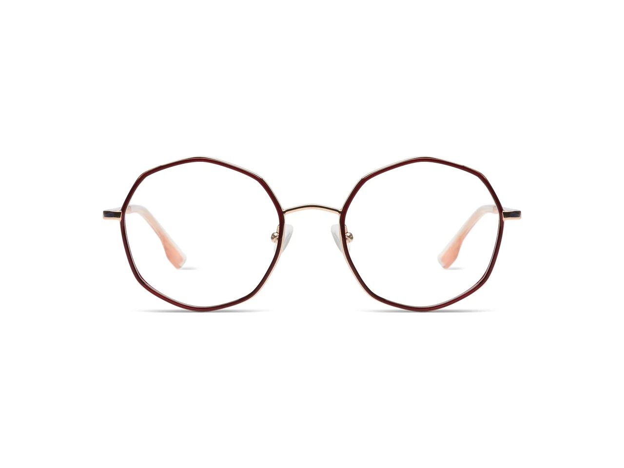Komono Sofia Burgundy Rose Gold KOM-O1857 kol saati