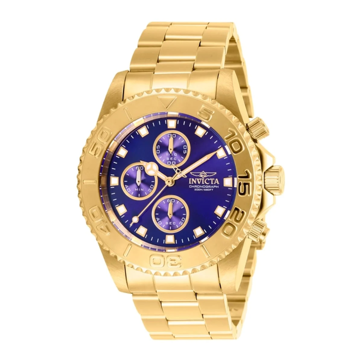 Invicta Connection Watch - 43.5mm. Gold (ZG-28682) 43.5 mm kol saati