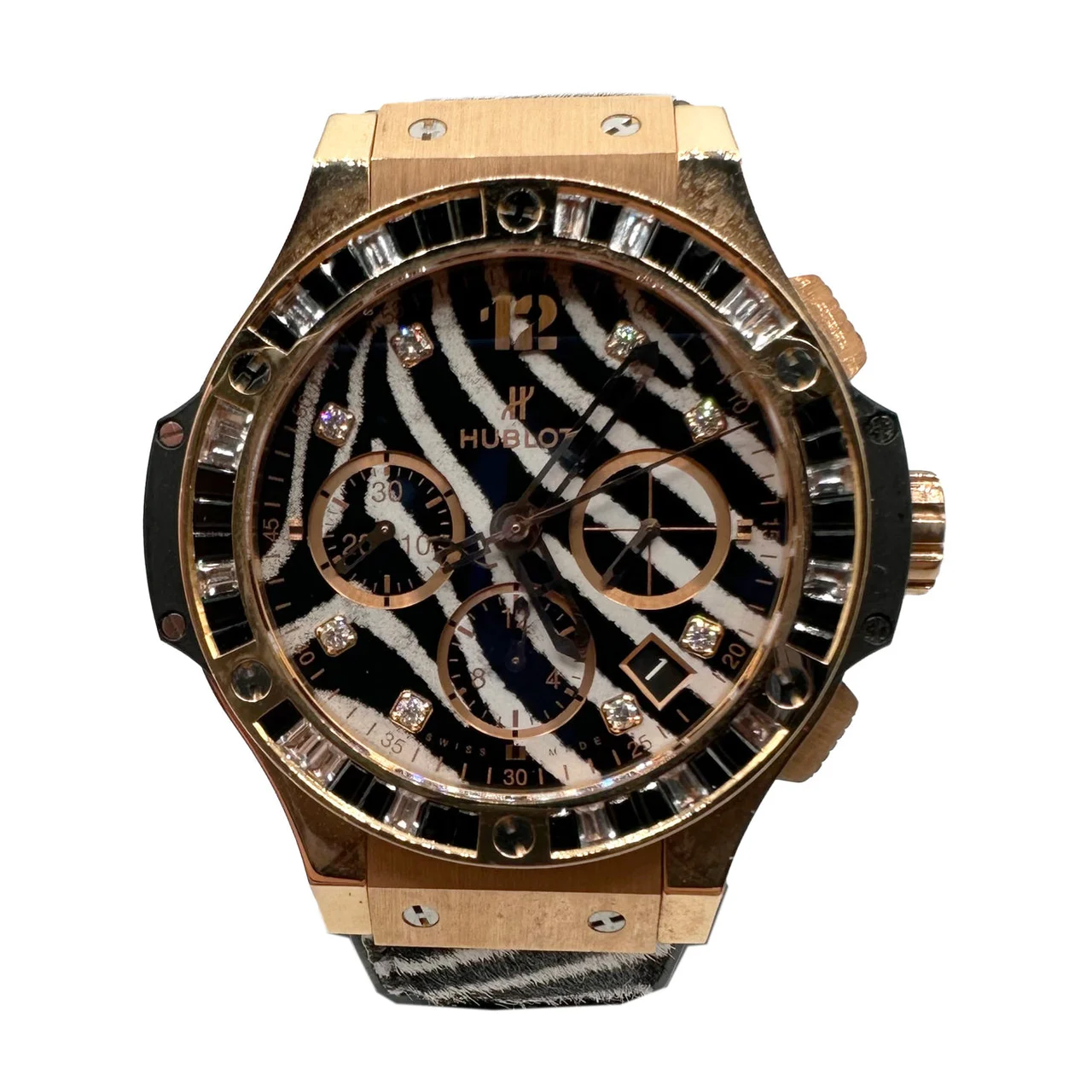 Hublot Big Bang Gold Zebra CSNCZ349 41 mm kol saati