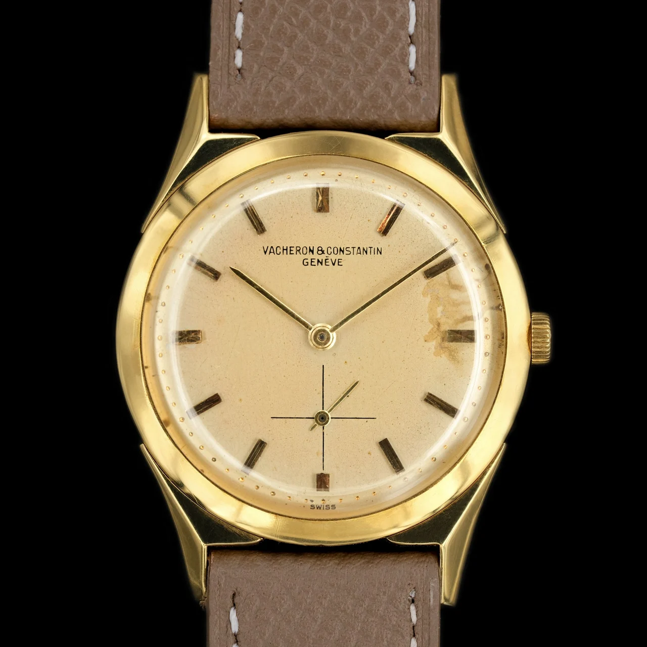 Vacheron Constantin "Table Edge Lugs" from 1950s 34 mm kol saati
