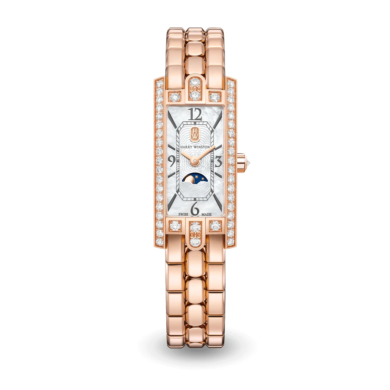 Harry Winston Avenue AVCQMP16RR002 32 mm kol saati