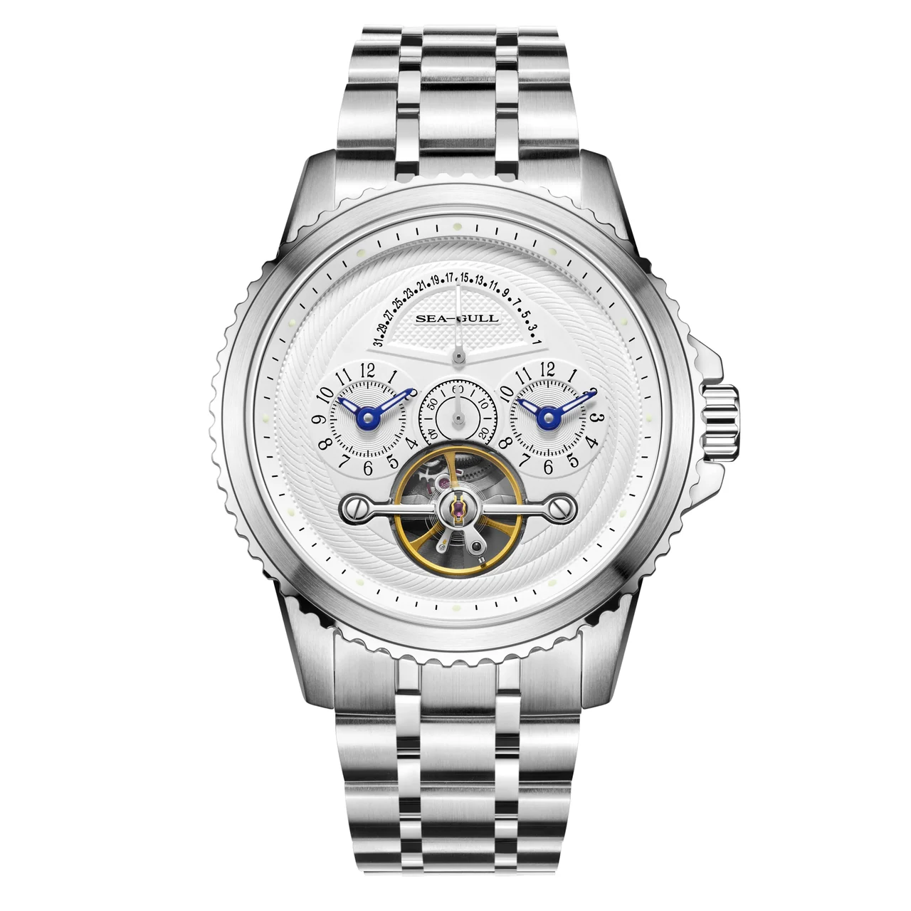 Sea-Gull Sea-Gull H081613617210 44 mm kol saati
