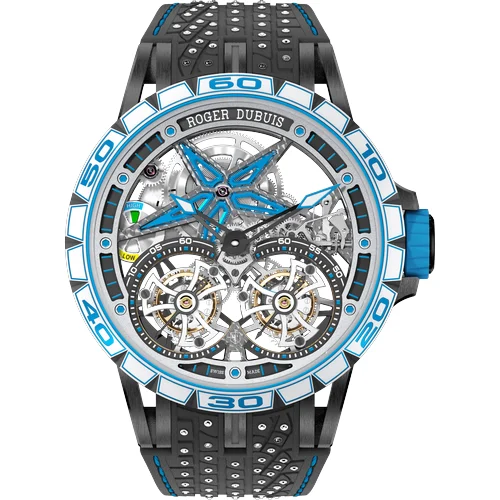 Roger Dubuis Excalibur Spider Pirelli Black DLC Titanium 47mm RDDBEX0643 47 mm kol saati